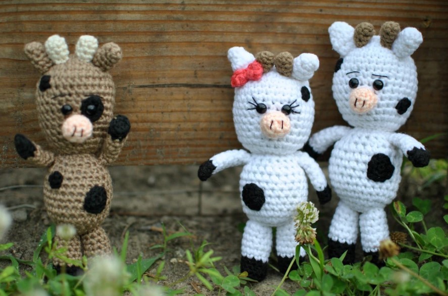 Crochet cow - amigurumi cow - cow appreciation day - chic fil a