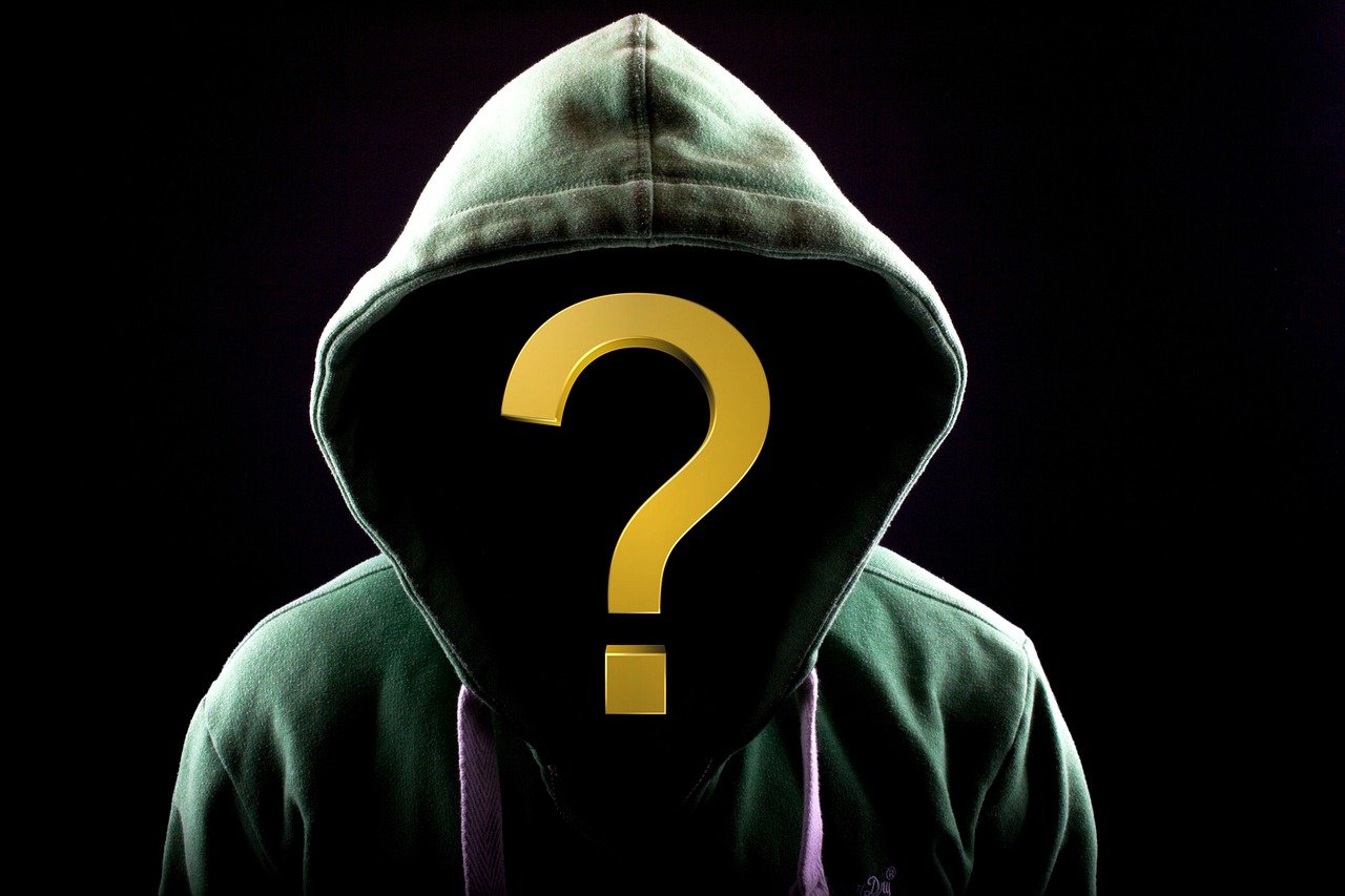 question mark, mystery, hoodie